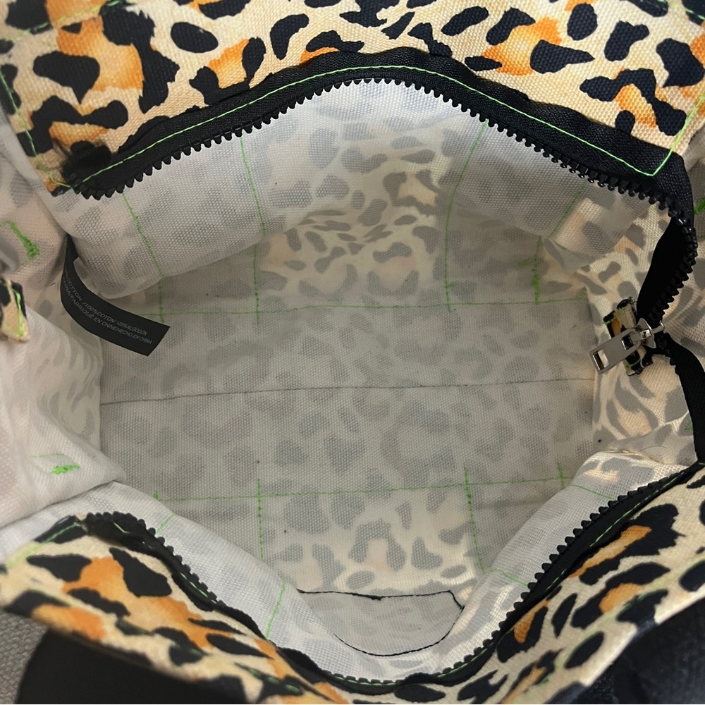 BDG Leopard Print Utility Tote Bag | Urban Outfitters Crossbody Strap - Picture 5 of 12